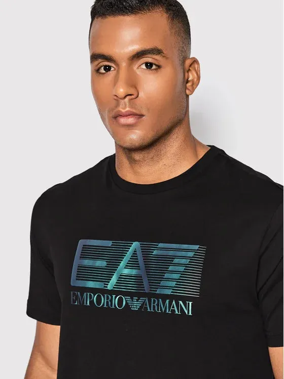 EA7 Emporio Armani 6Lpt81 Logo T-Shirt Black