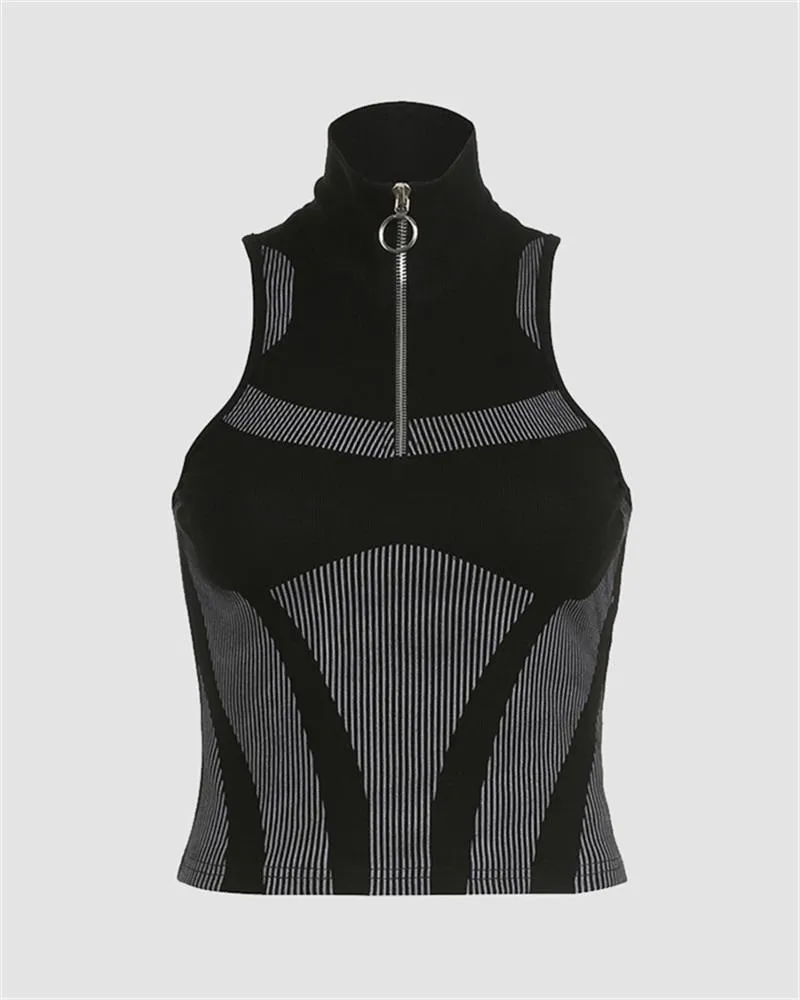 Ecktois Racer High Neck Top