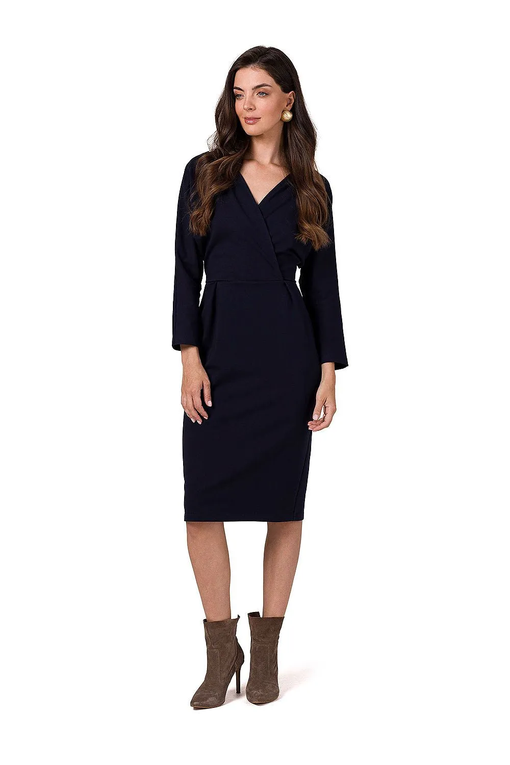 Elegant Batwing Sleeve Daydress