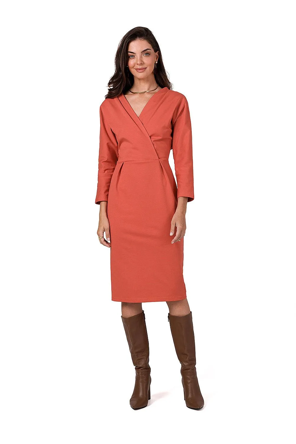 Elegant Batwing Sleeve Daydress