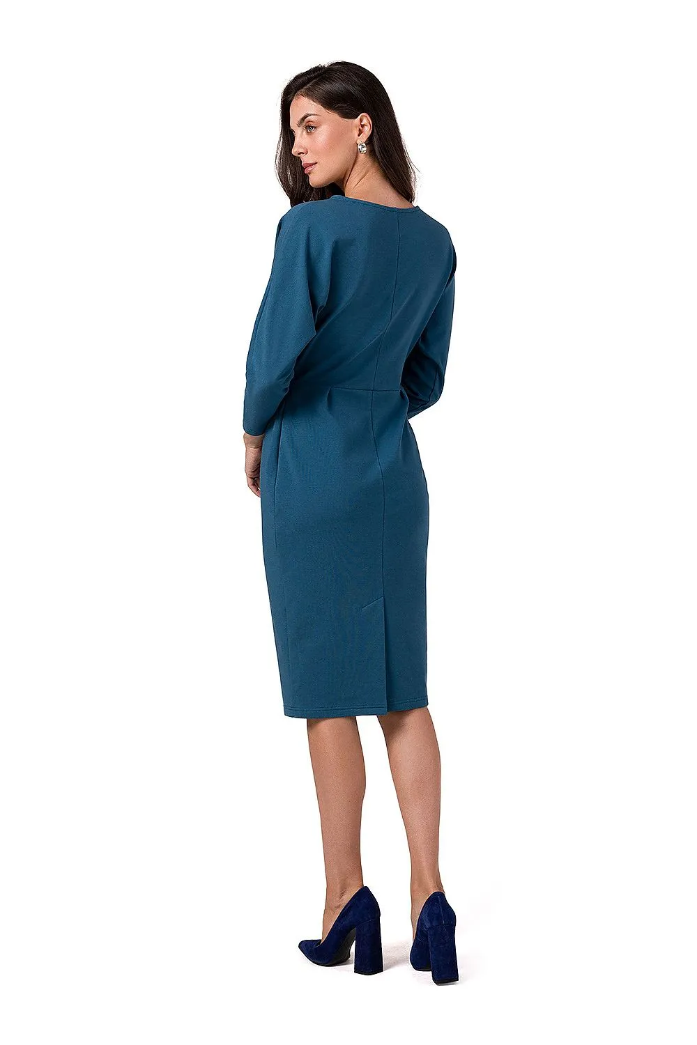 Elegant Batwing Sleeve Daydress