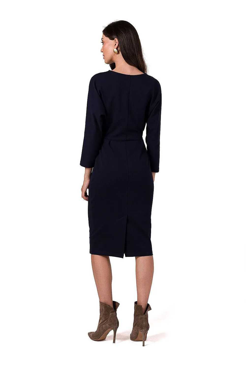 Elegant Batwing Sleeve Daydress
