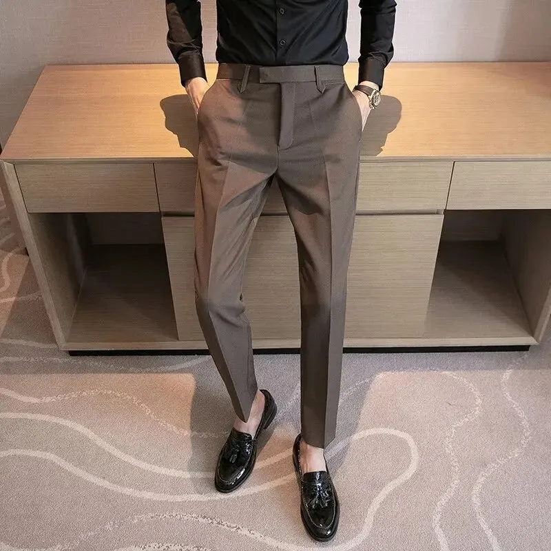 EliteWear British Style Formal Pants