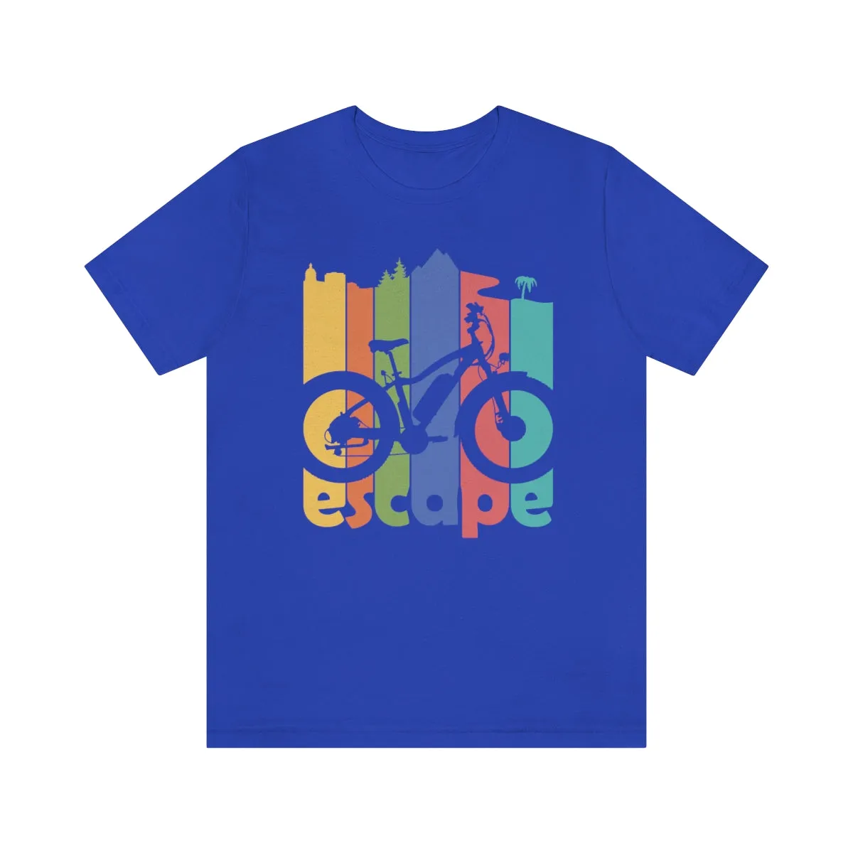 escape: Mens and Womens Electric Bike T Shirt
