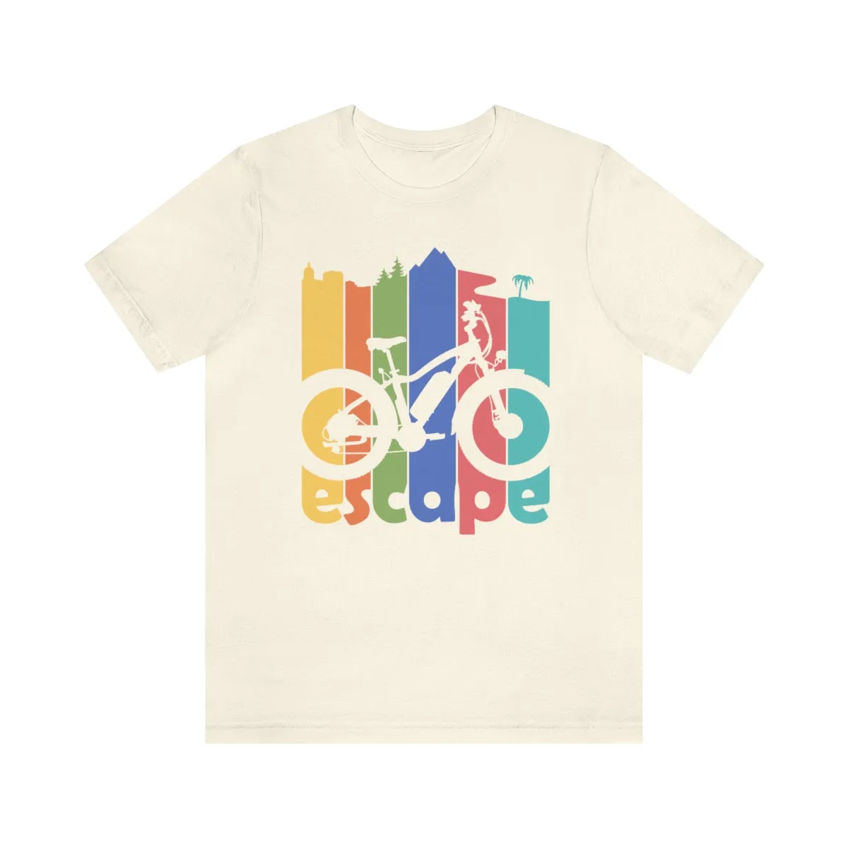 escape: Mens and Womens Electric Bike T Shirt