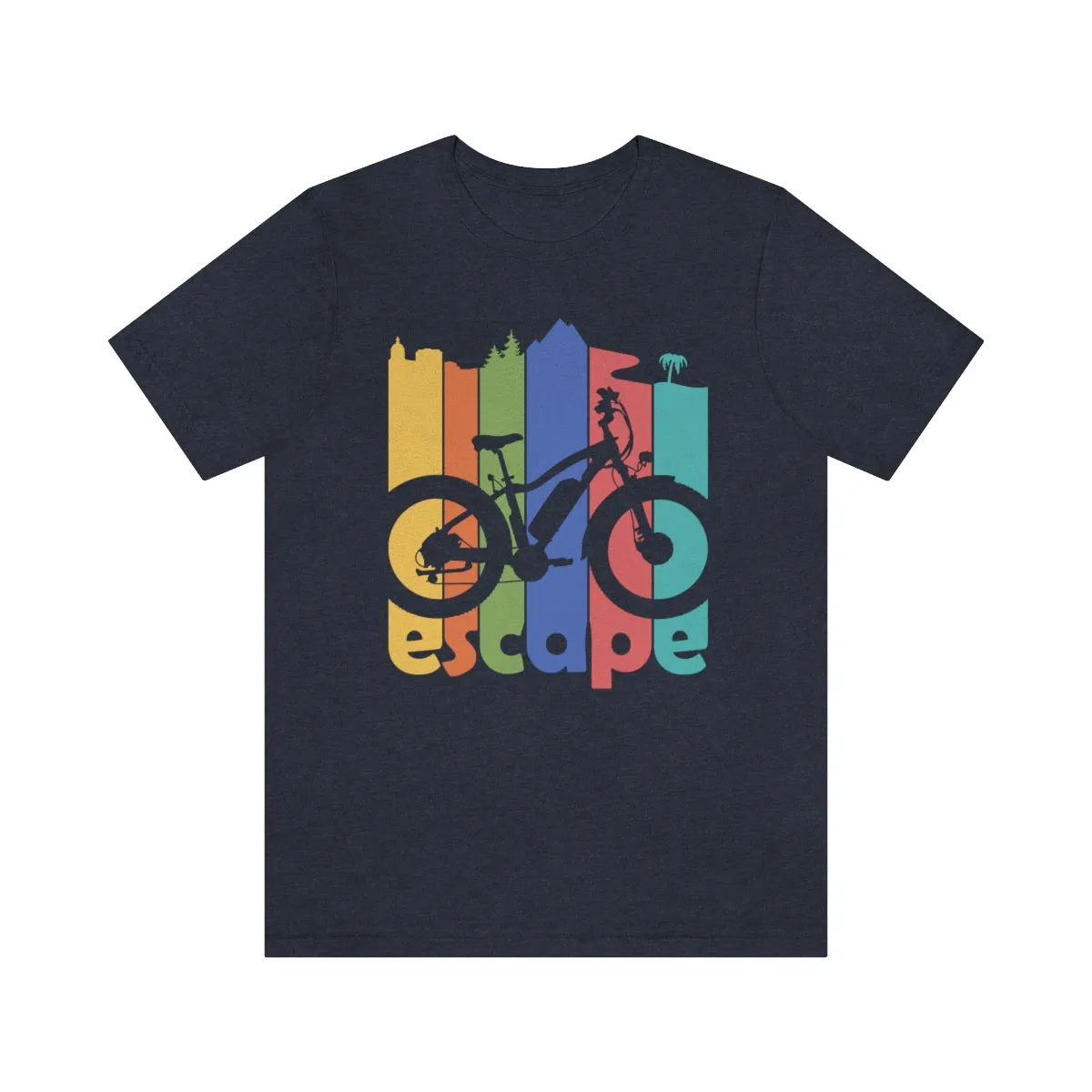 escape: Mens and Womens Electric Bike T Shirt