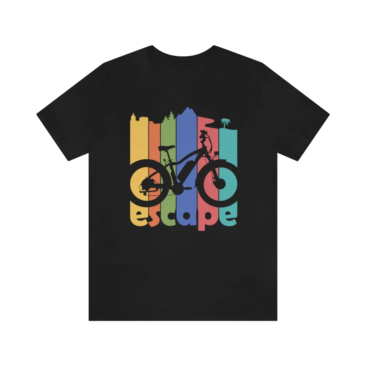 escape: Mens and Womens Electric Bike T Shirt