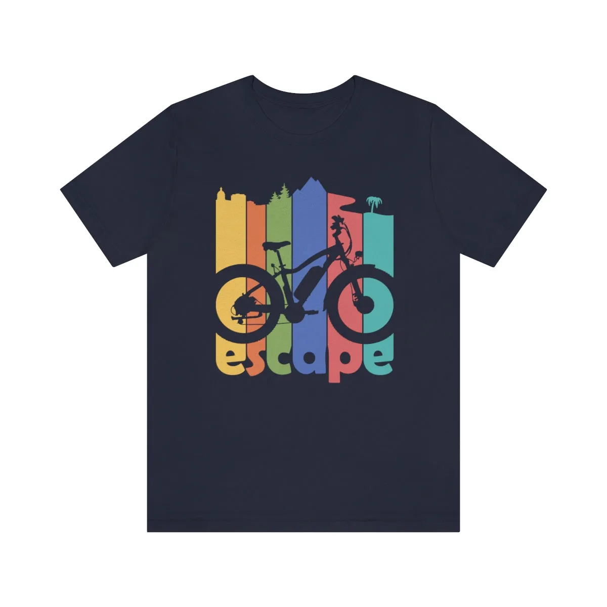 escape: Mens and Womens Electric Bike T Shirt