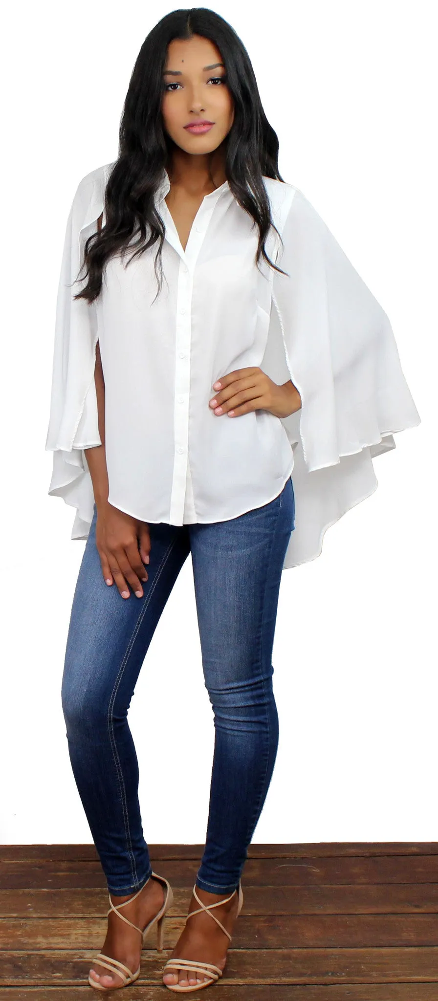 Essential Cape White Top