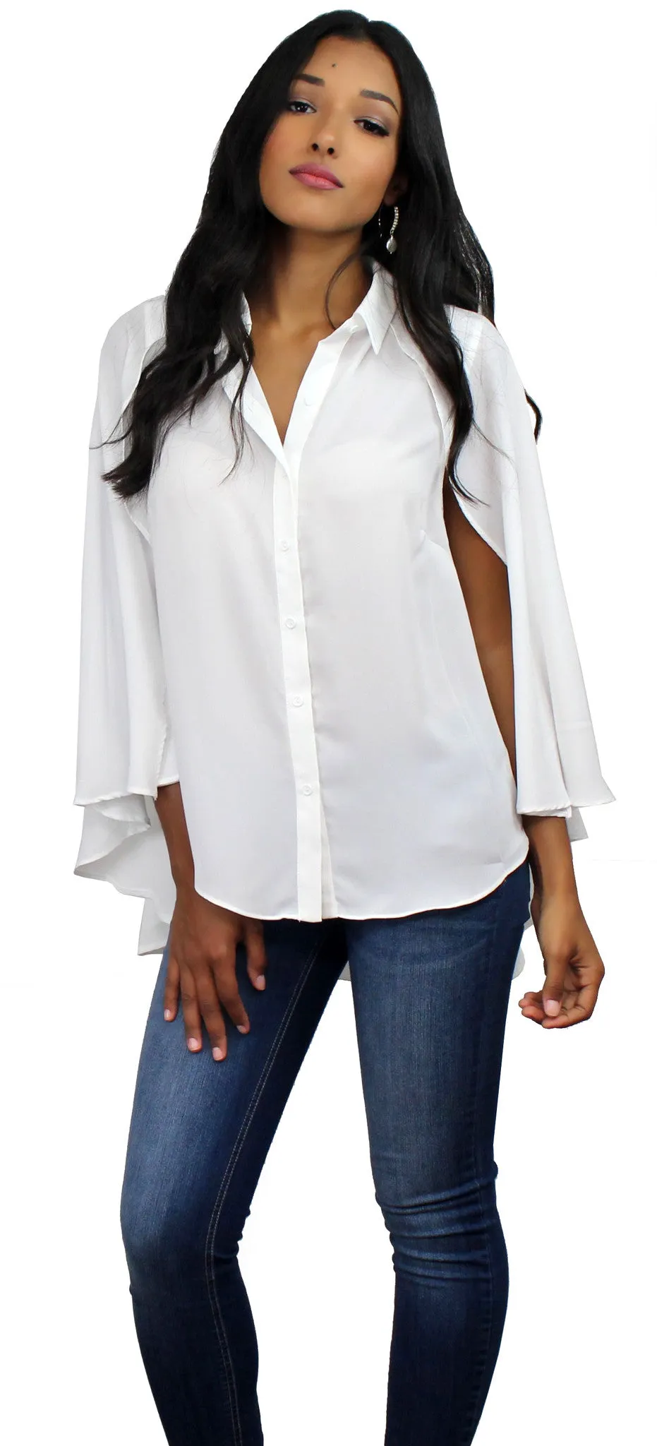Essential Cape White Top