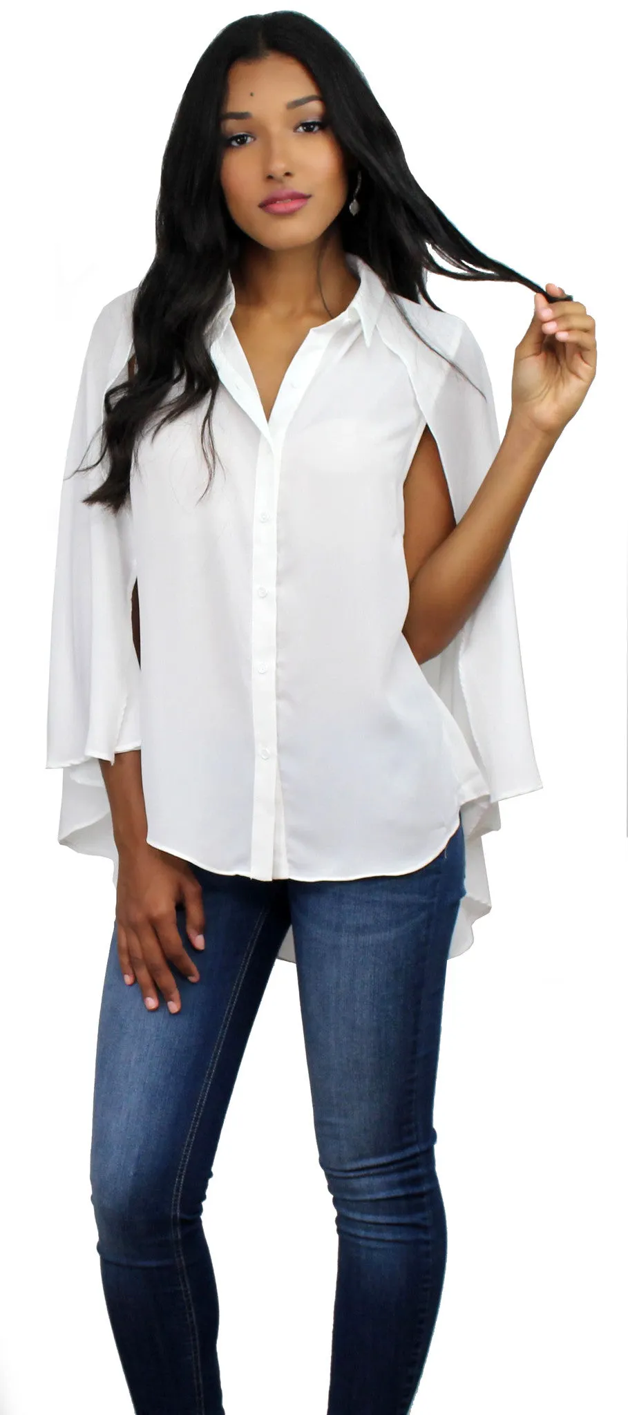 Essential Cape White Top