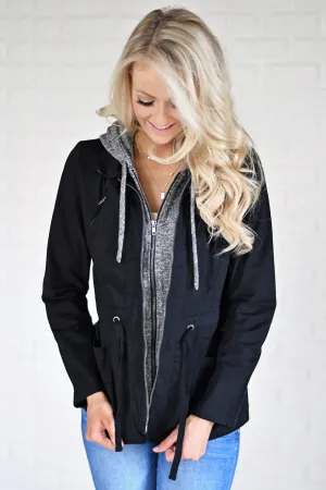 Essential Fall Jacket - Black