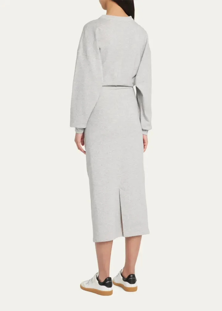 ETOILE ISABEL MARANT
Meg Drop-Shoulder Midi Sweatshirt Dress