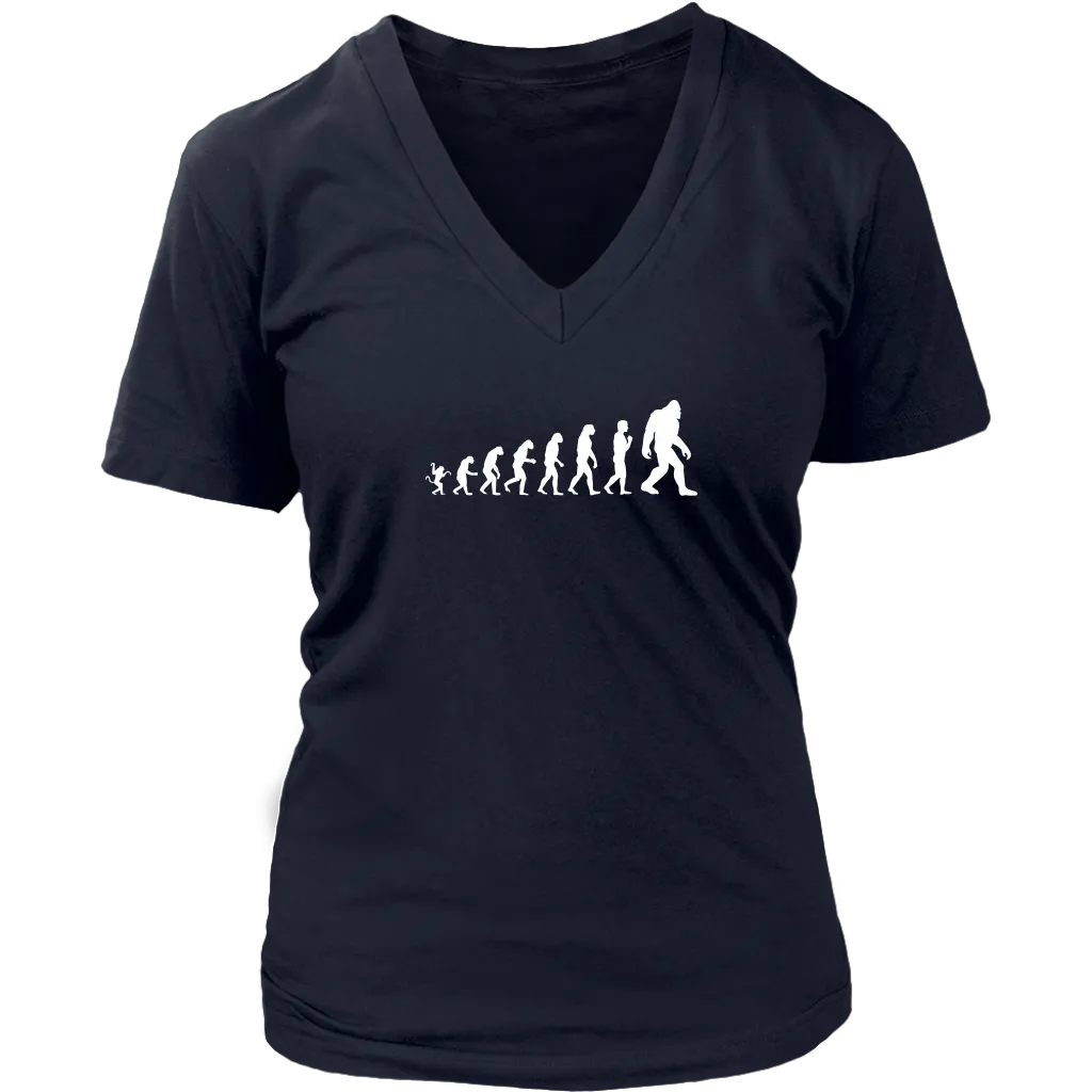 Evolution of Bigfoot V-neck