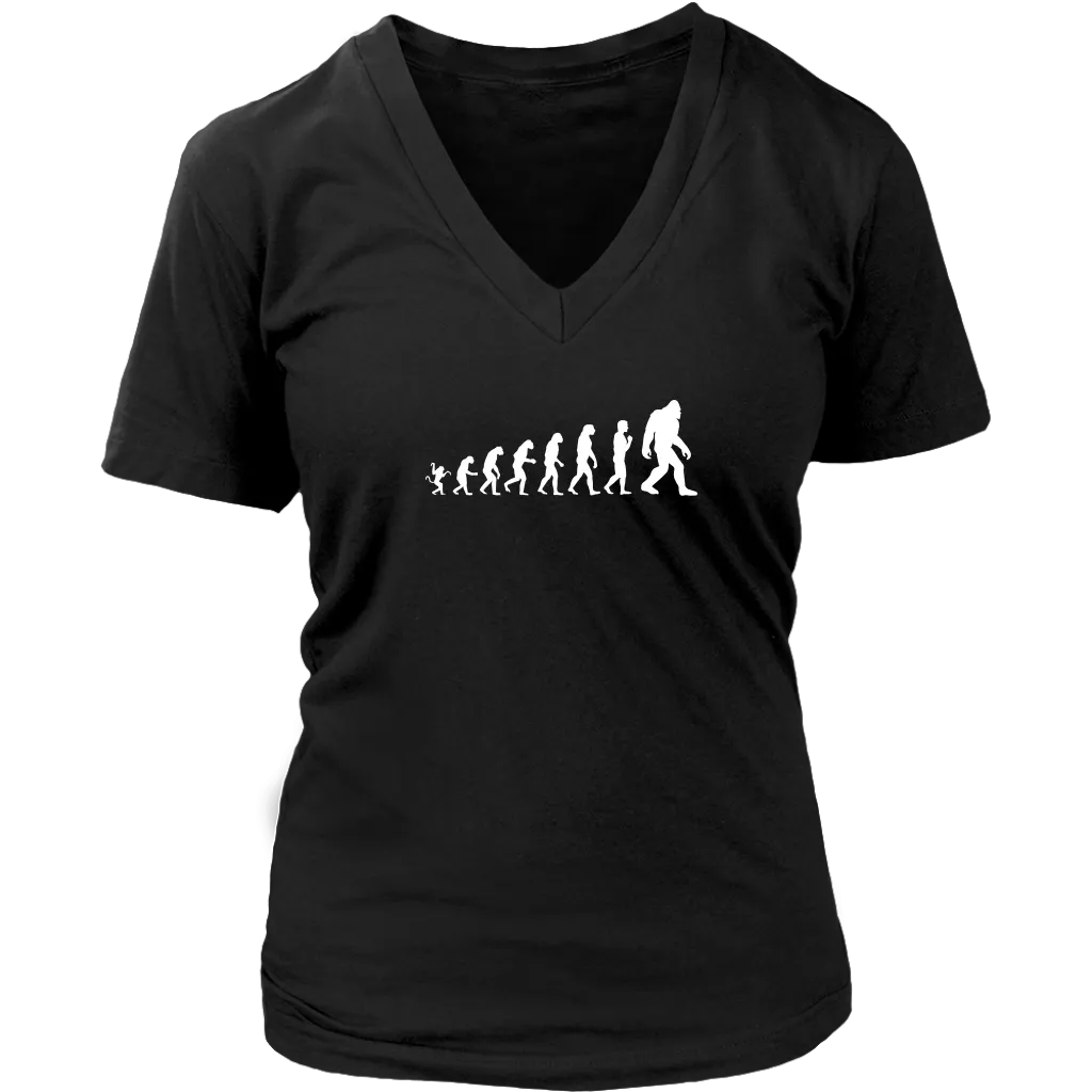 Evolution of Bigfoot V-neck