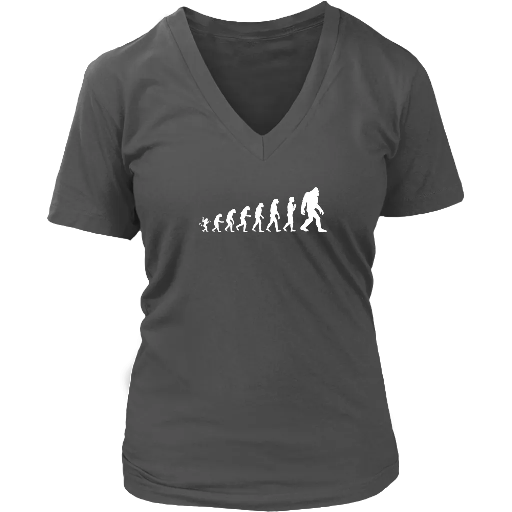 Evolution of Bigfoot V-neck