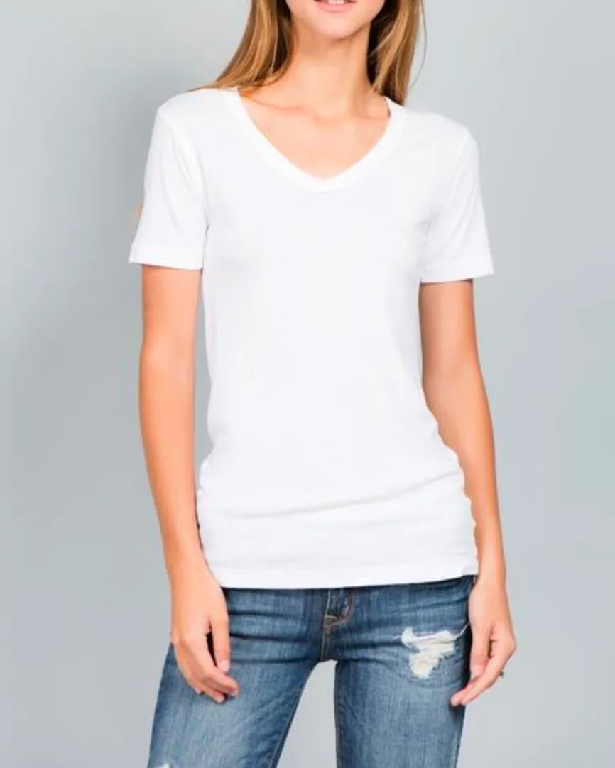 Favorite Short Sleeve V-neck