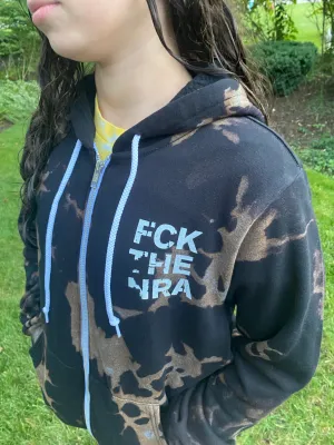 FCK THE NRA Zip-Up Hoodie Sweatshirt