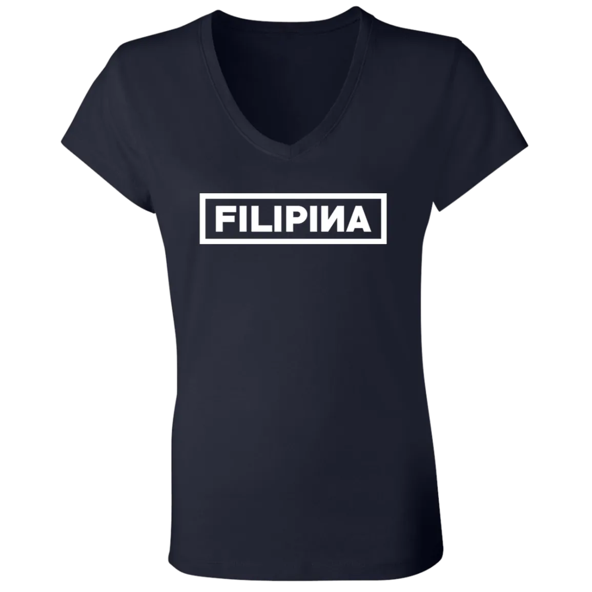 Filipina BP Ladies' Jersey V-Neck T-Shirt