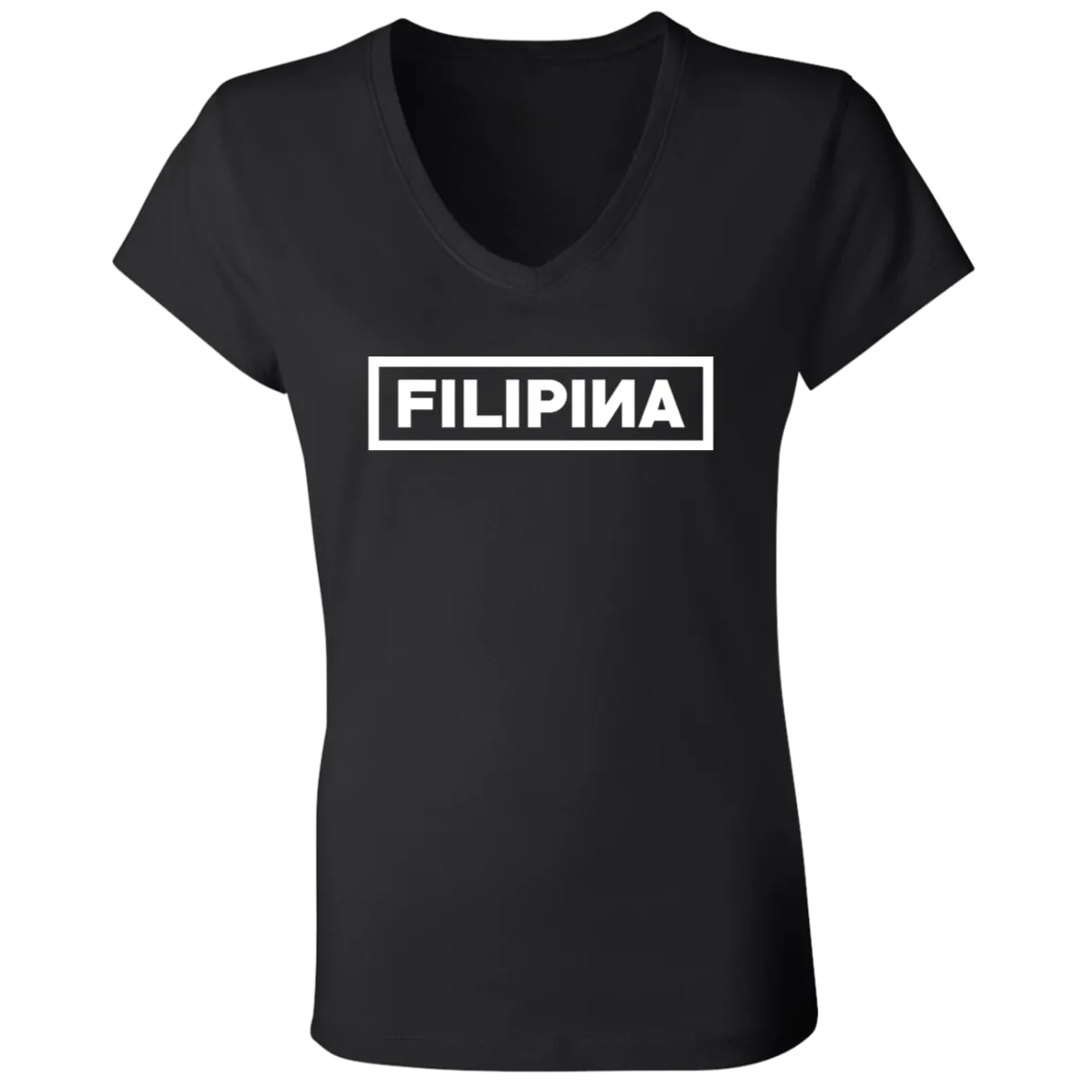 Filipina BP Ladies' Jersey V-Neck T-Shirt