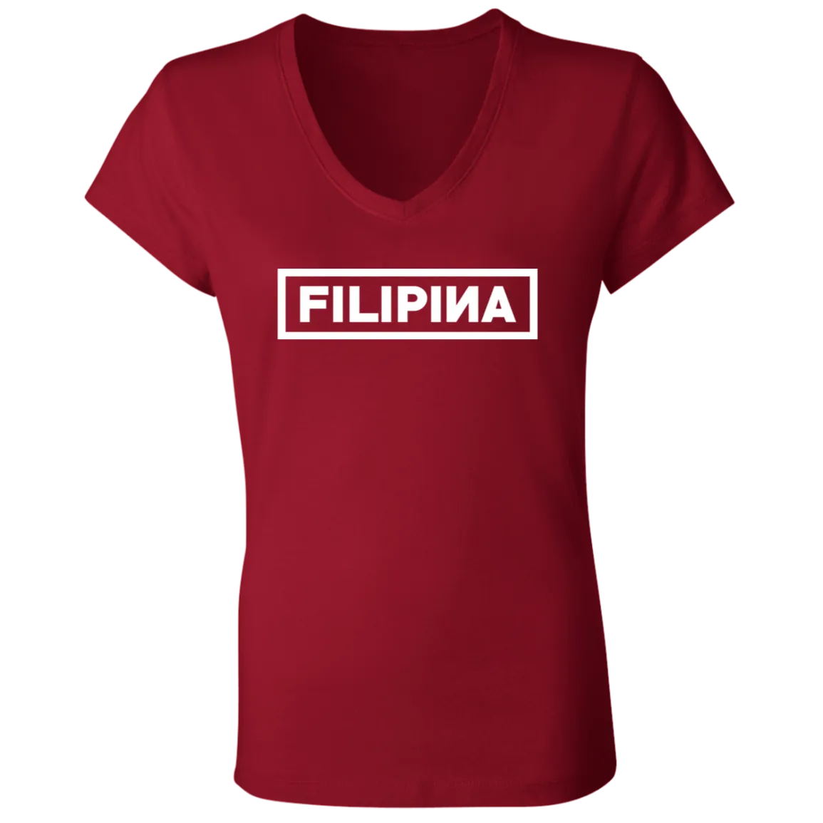 Filipina BP Ladies' Jersey V-Neck T-Shirt