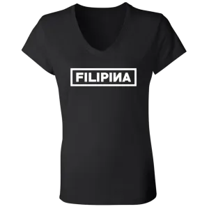 Filipina BP Ladies' Jersey V-Neck T-Shirt