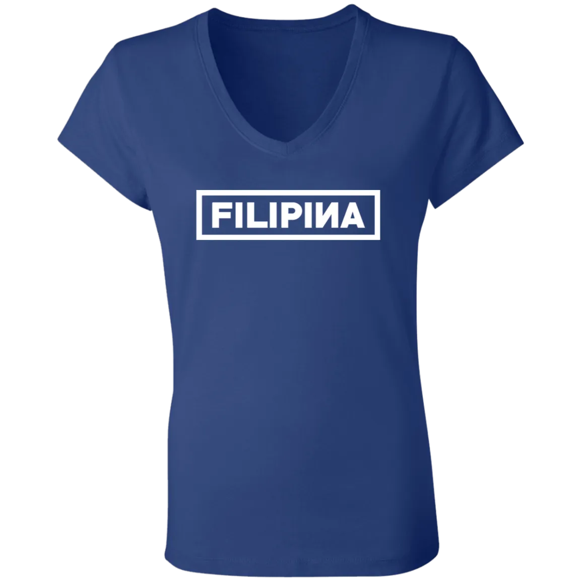 Filipina BP Ladies' Jersey V-Neck T-Shirt