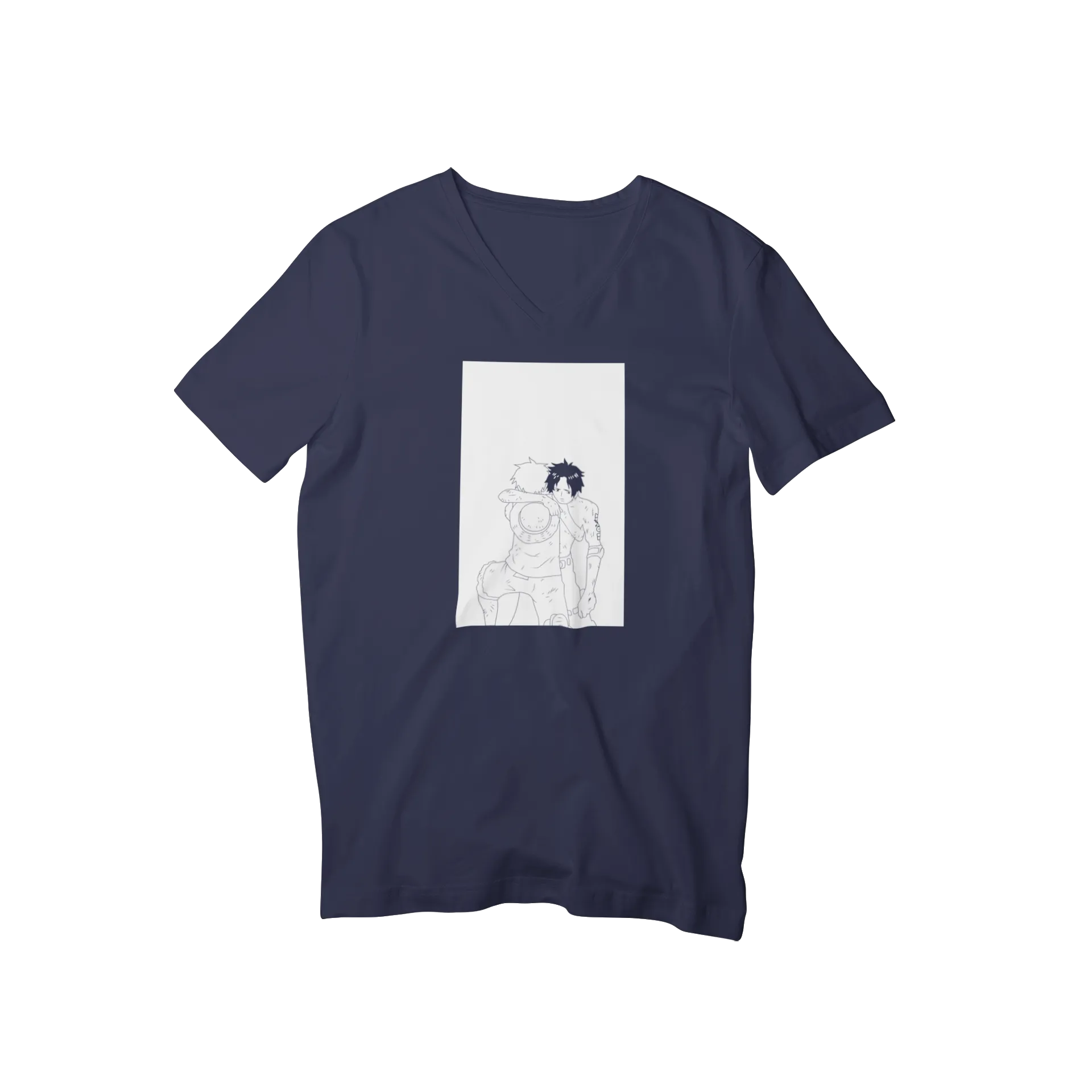 Final Moments of Fire Fist Ace V-Neck