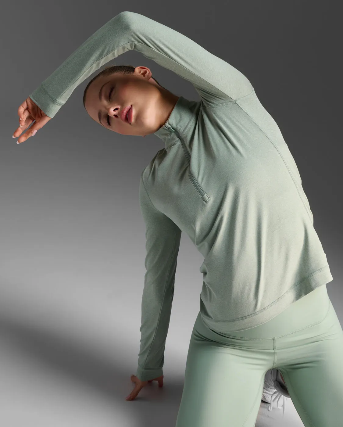Flex 1/2 Zip Long Sleeve
