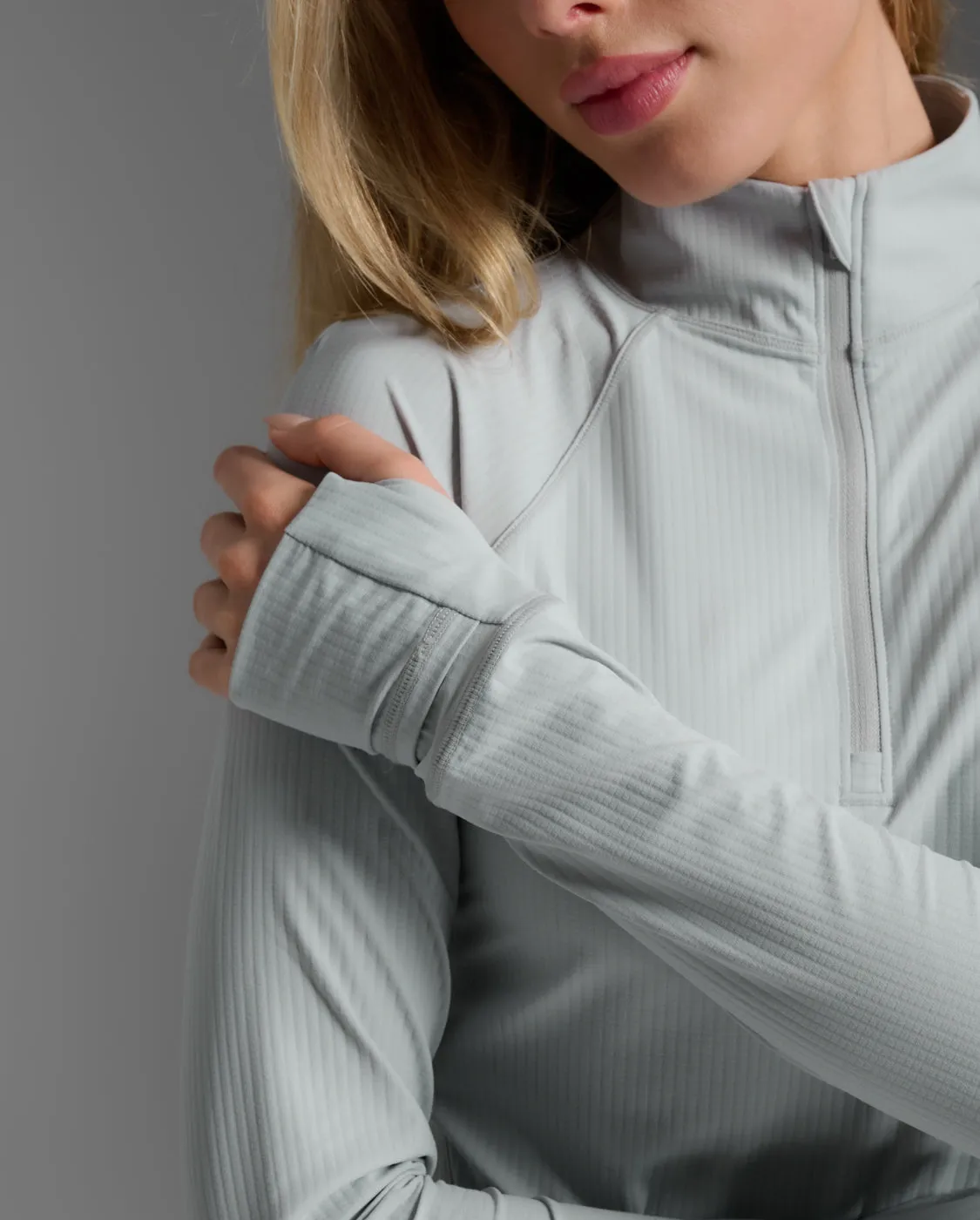 Flex Waffle 1/2 Zip Long Sleeve