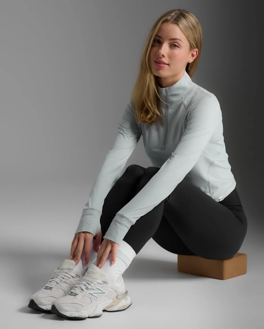 Flex Waffle 1/2 Zip Long Sleeve