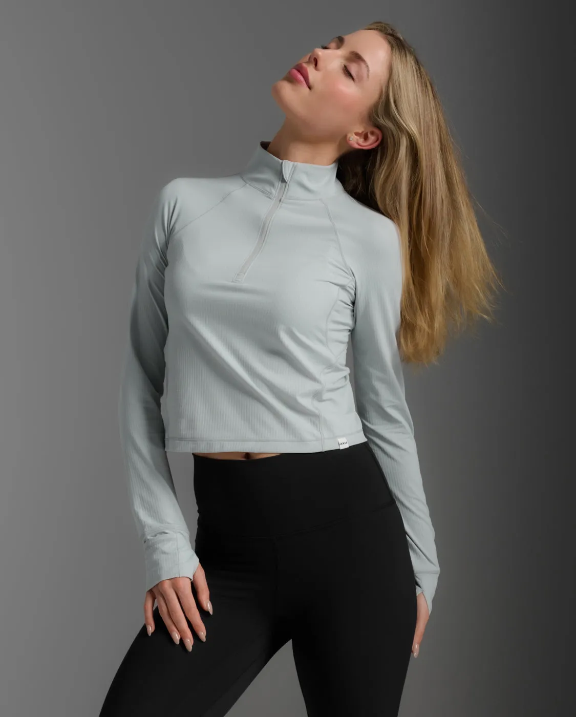 Flex Waffle 1/2 Zip Long Sleeve