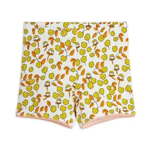 Flowers Aop Lace Edge Shorts