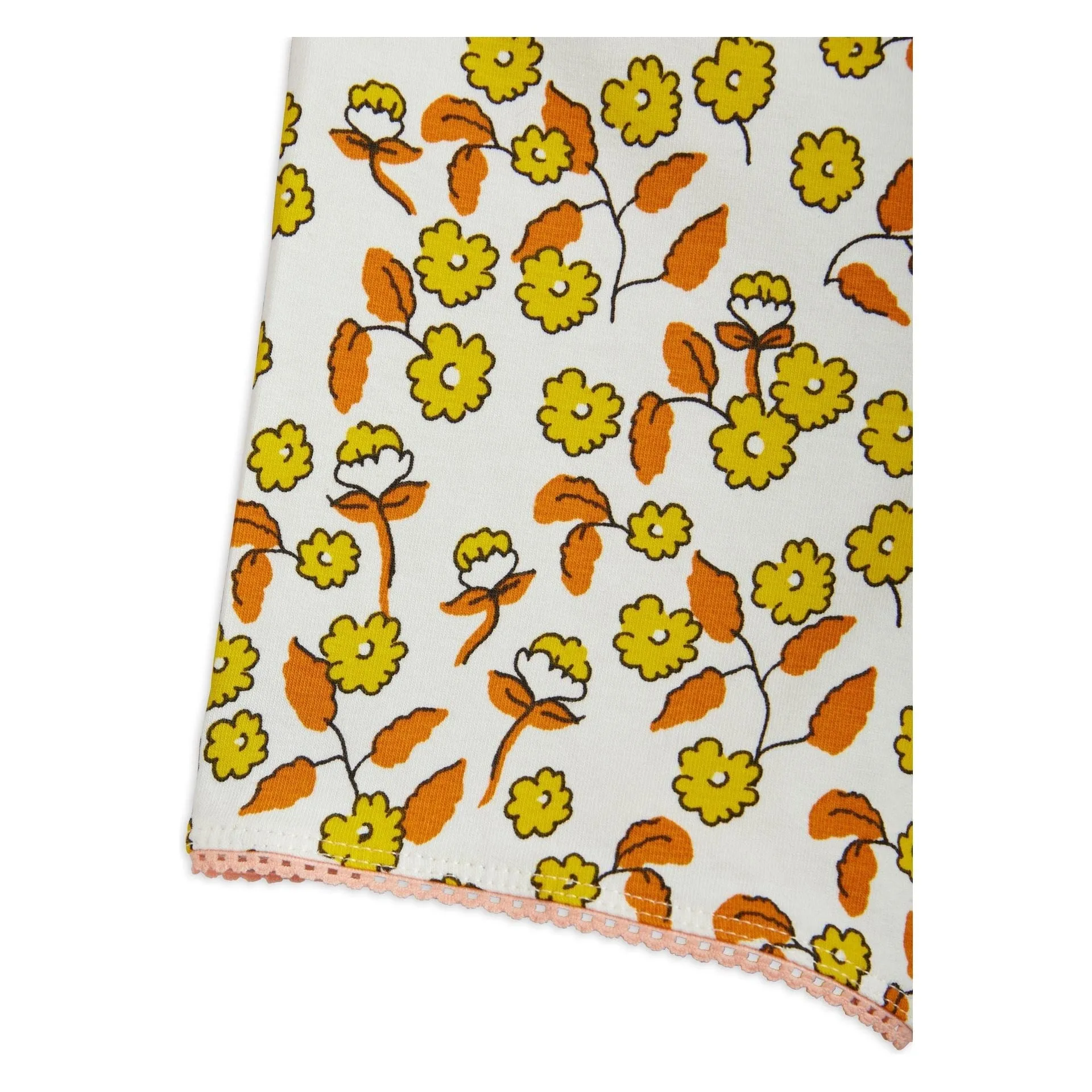 Flowers Aop Lace Edge Shorts