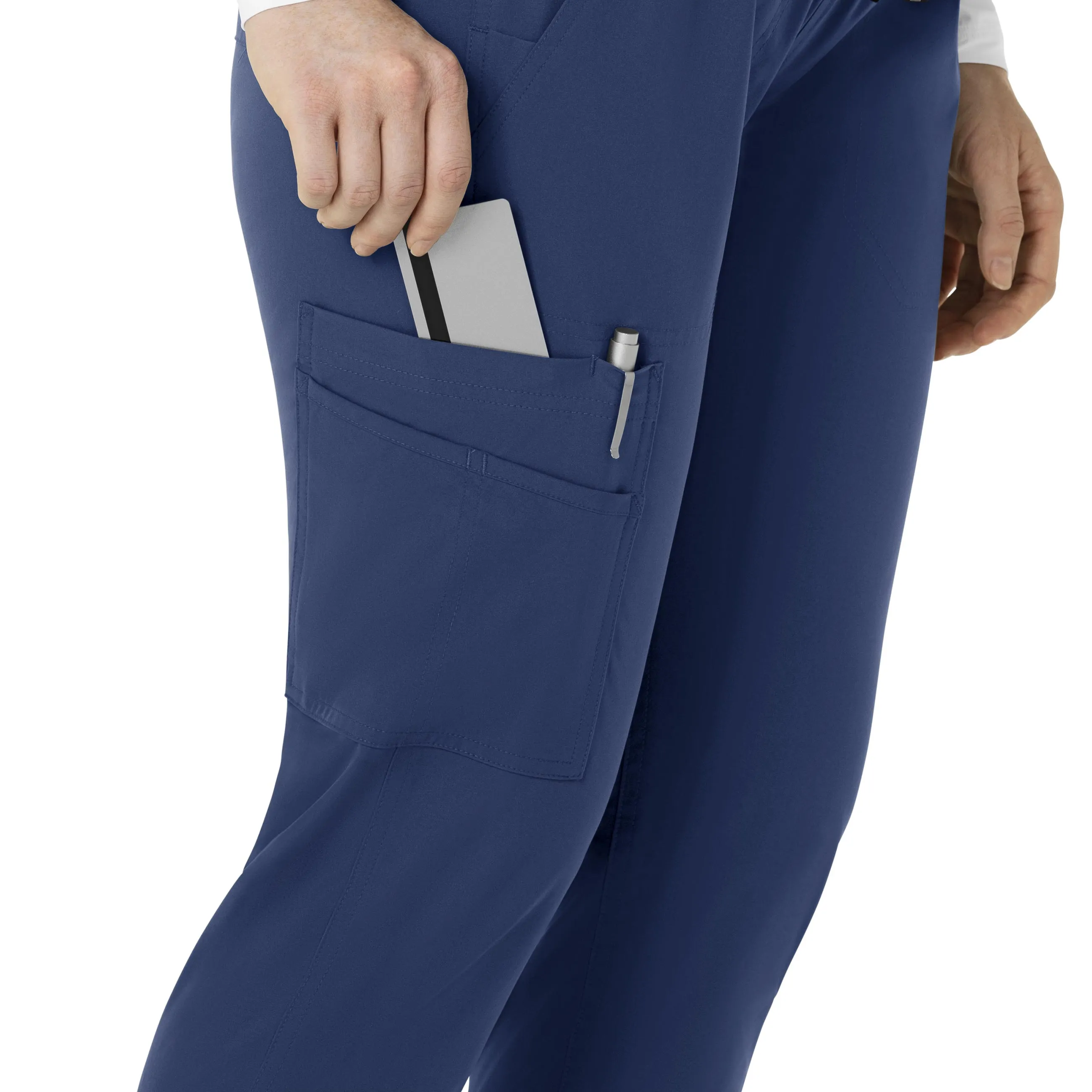 Force Essentials C54113 Maternity Jogger Scrub Pants Navy