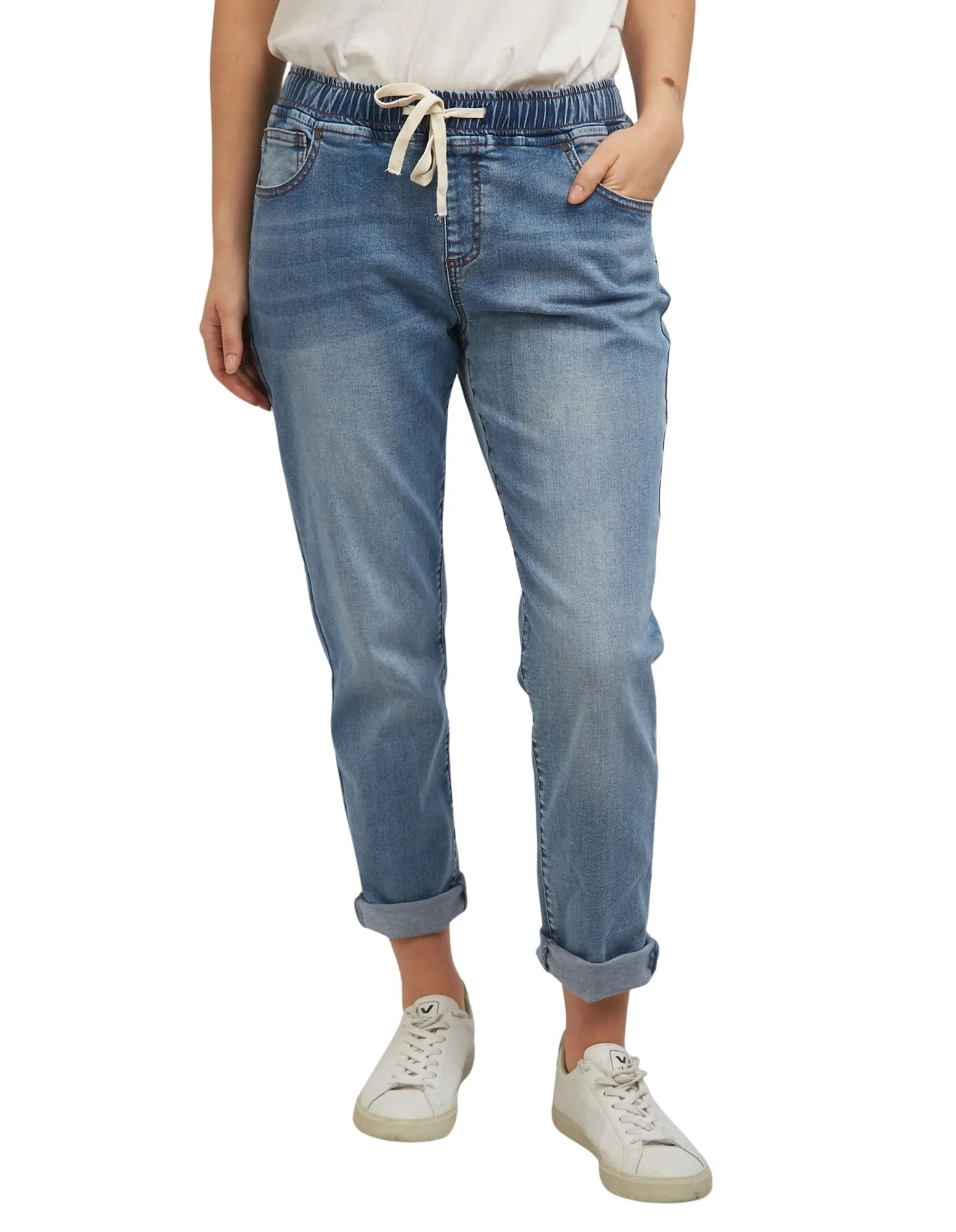 Foxwood - Juliette Jogger Jean - Light Blue