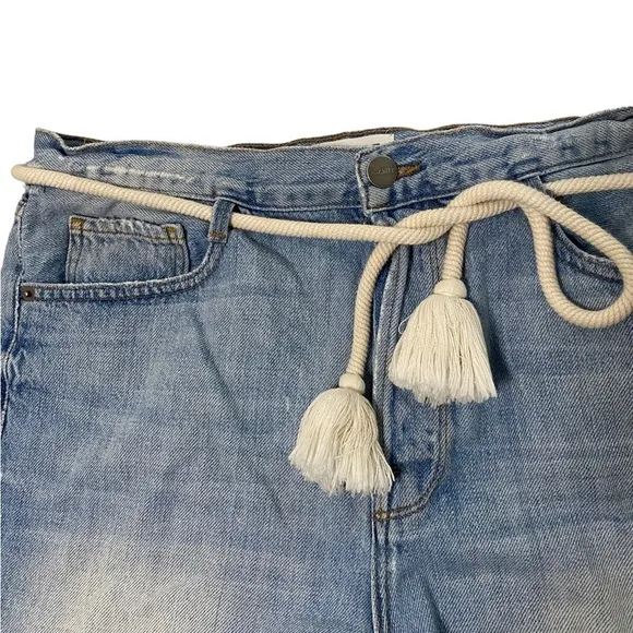 Frame high rise button fly cut off shorts size 29
