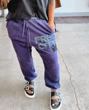 Free City Pocket Sweatpant Purple