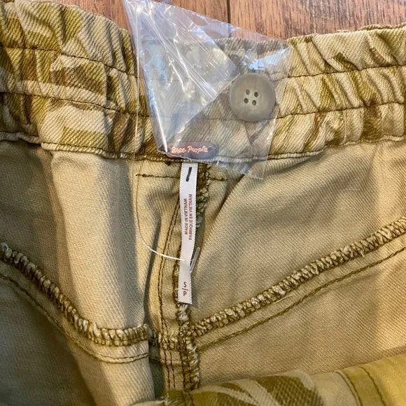 FREE PEOPLE High Rise Utility Shorts NWOT