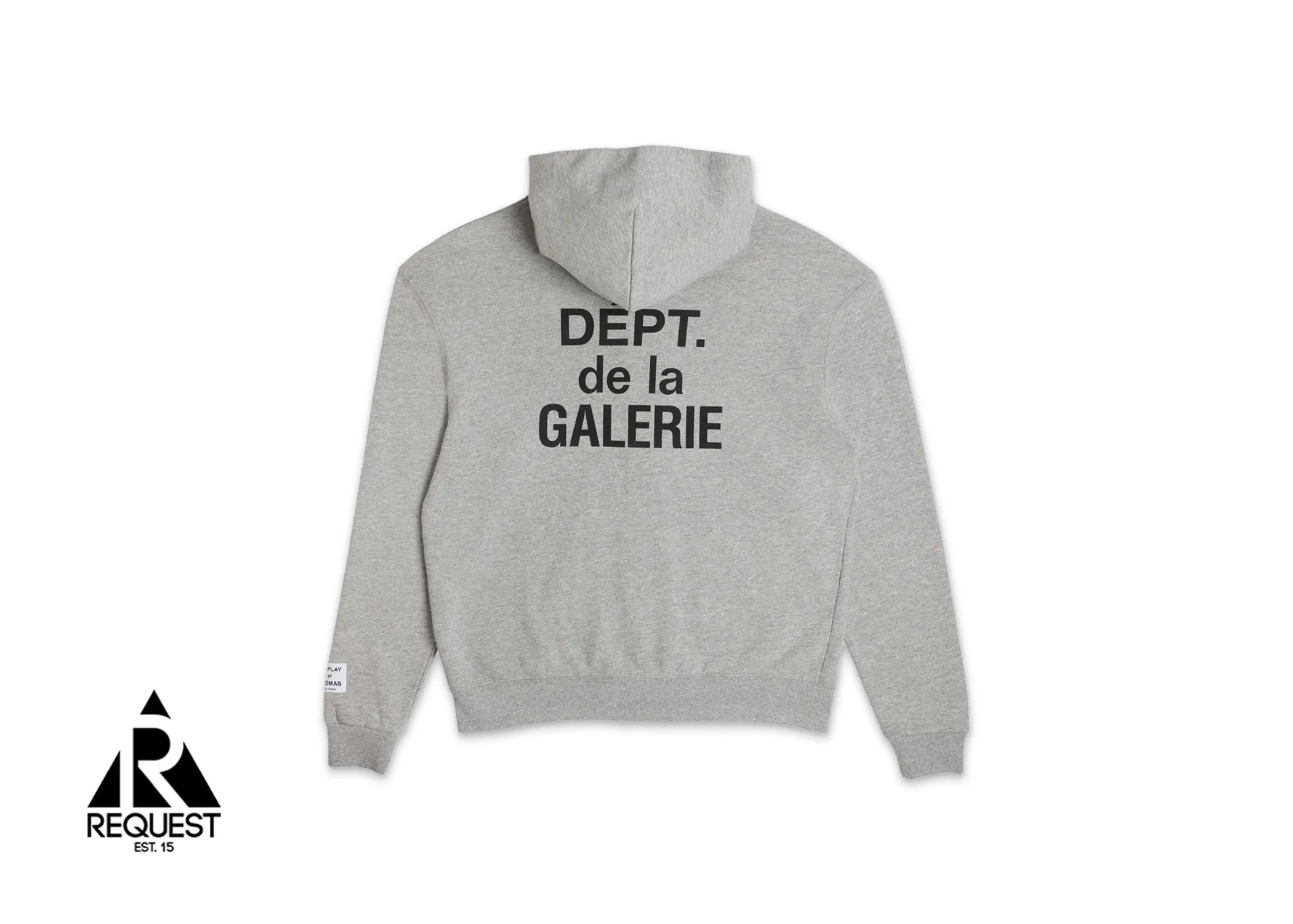 French Zip Up Hoodie "Heather Grey"