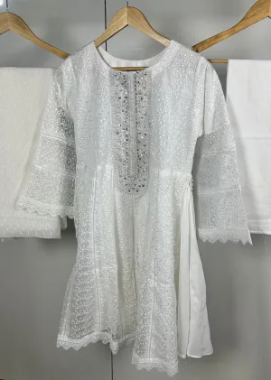 FZND-03 - Readymade - Fiza Net Frock Collection 2025