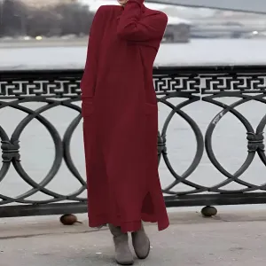Gala | Cozy velvet sweatshirt dress