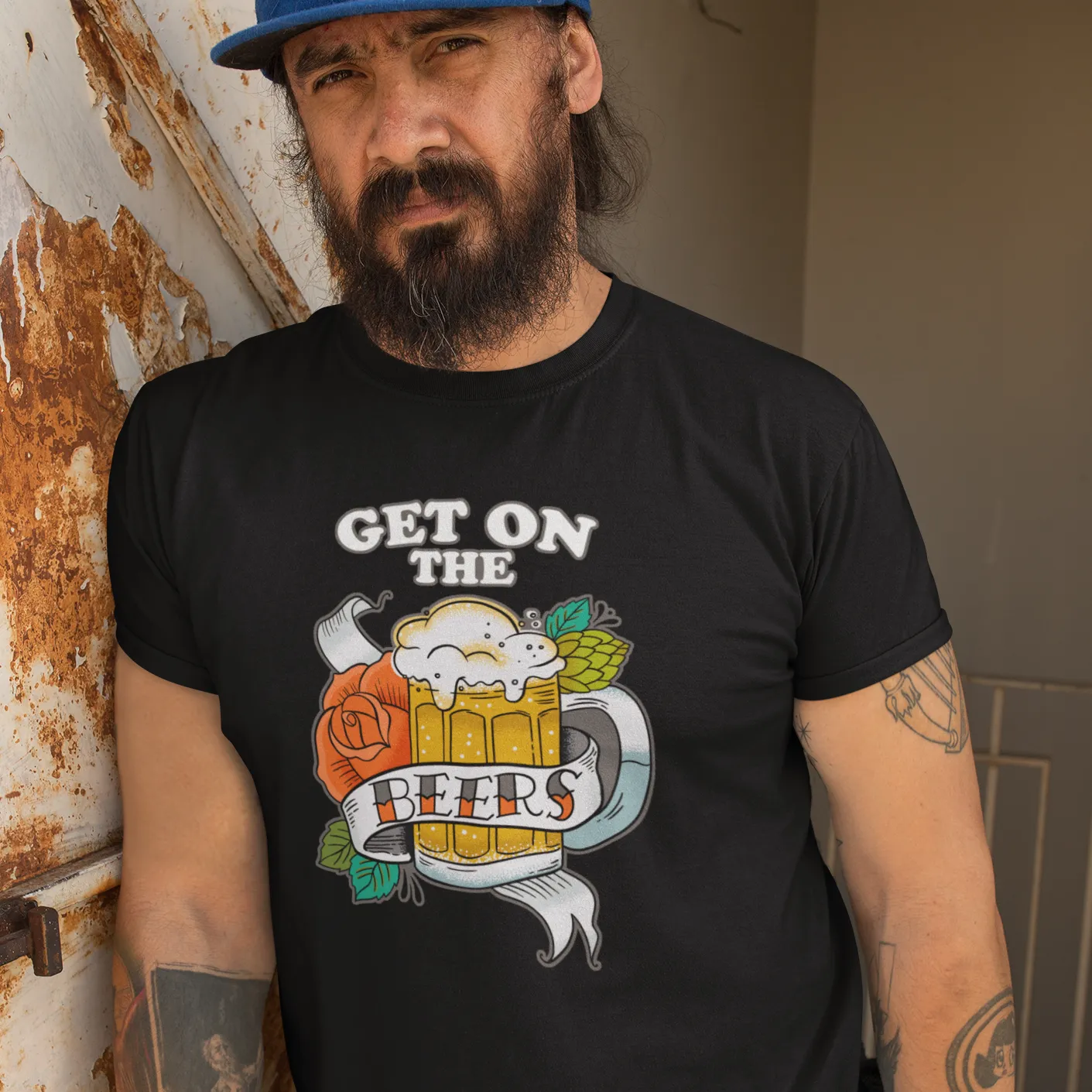 Get on The Beers Graphic Men's/Unisex T-Shirt