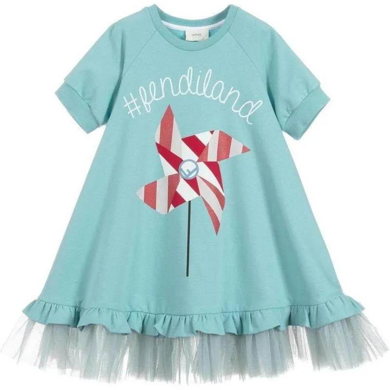Girls Green Dress