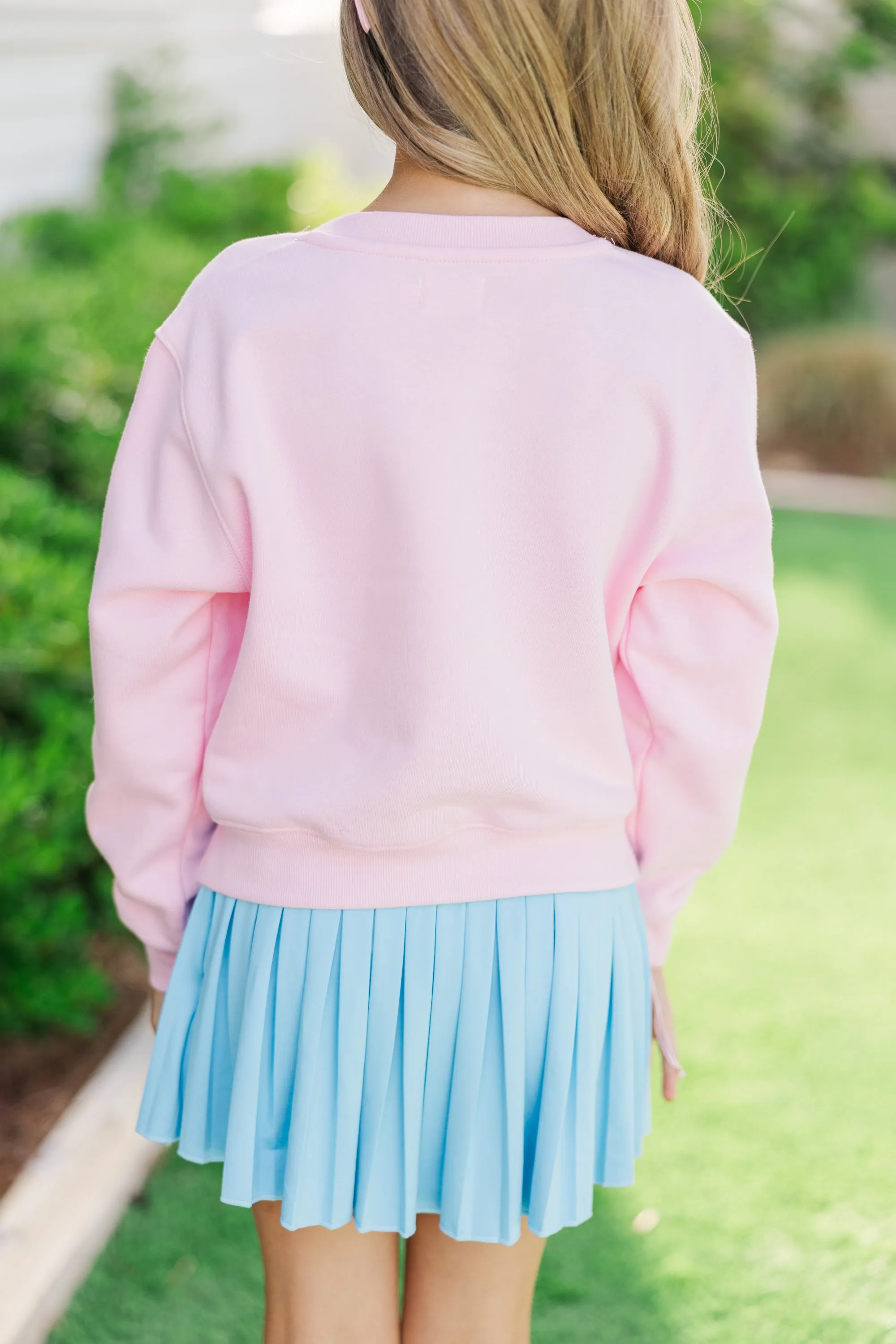 Girls: Princess Era Blush Graphic Sweatshirt