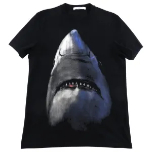 Givenchy Short Sleeve Black Shark Tee - M
