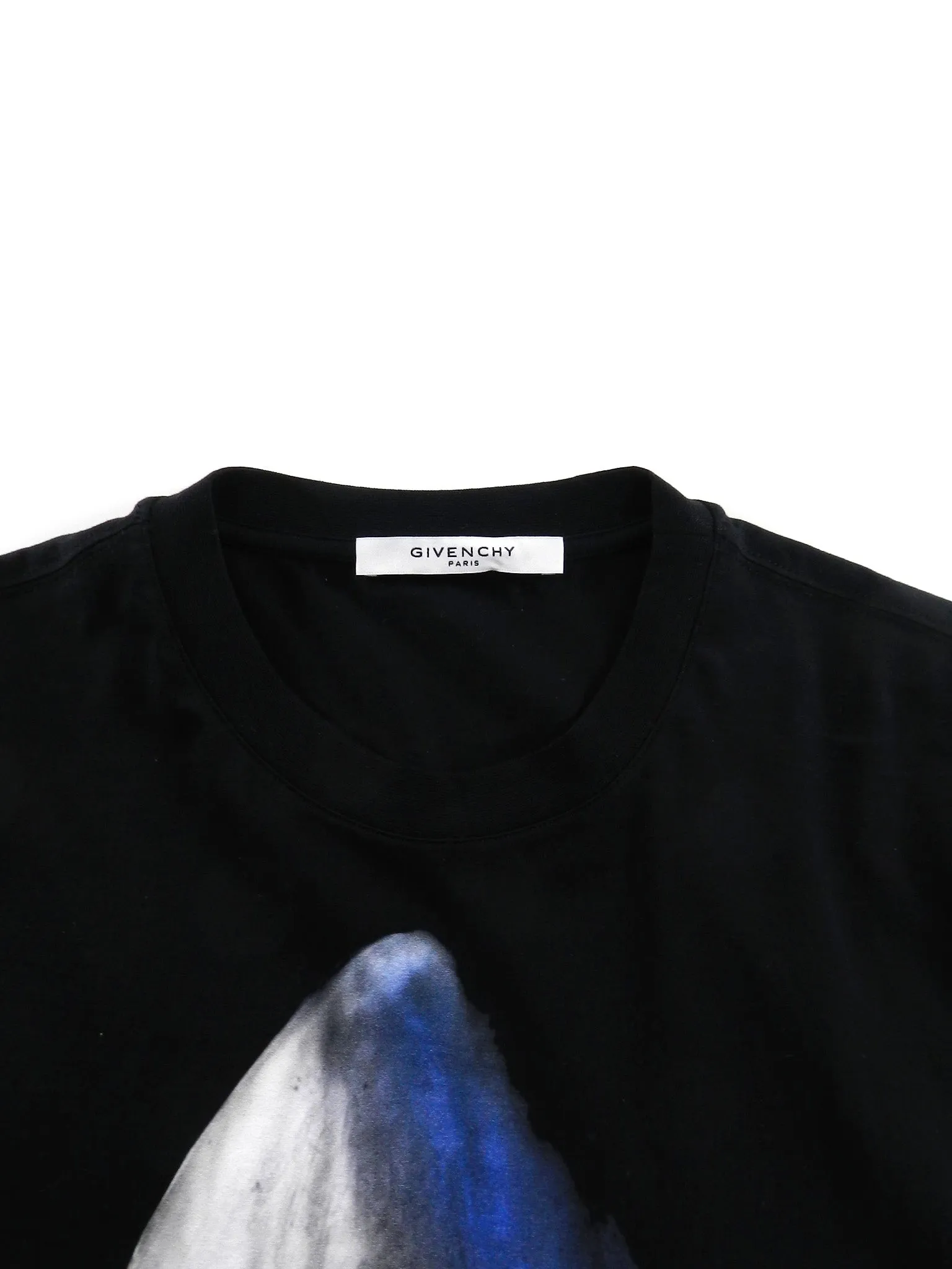 Givenchy Short Sleeve Black Shark Tee - M