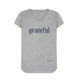 Grateful V Neck Tee