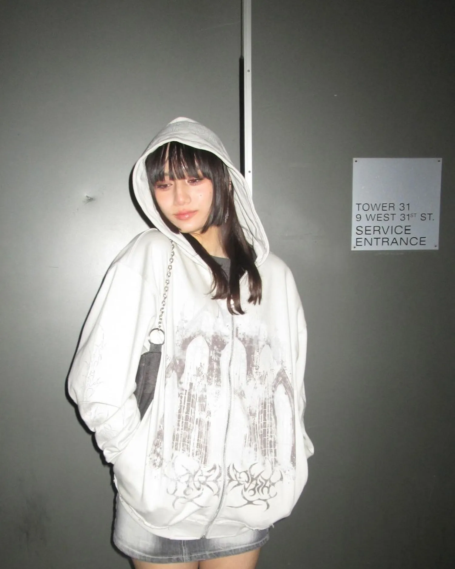 Gray Cathedral V2 Zip Hoodie