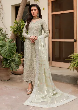 Green Gold Shirt Capri for Pakistani Wedding Dresses